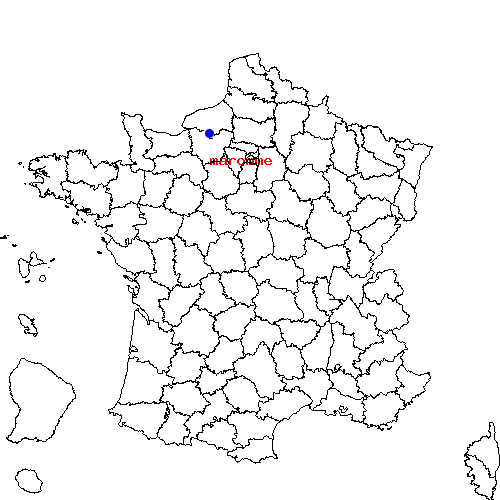 localisation sur le carte de maromme 