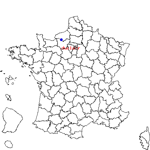 localisation sur le carte de duclair 