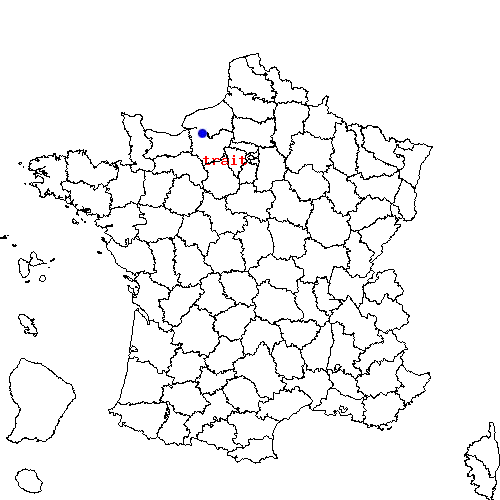 localisation sur le carte de trait 