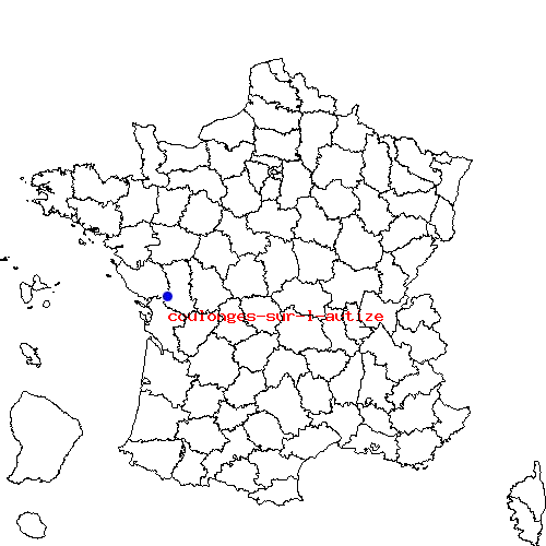 coulonges-sur-l-autize sur la carte de France localisation sur le carte de coulonges-sur-l-autize