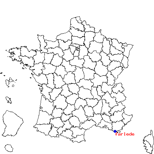 localisation sur le carte de farlede 