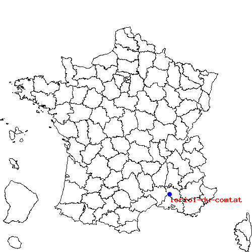 localisation sur le carte de loriol-du-comtat 