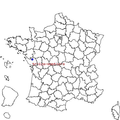 localisation sur le carte de treize-septiers 