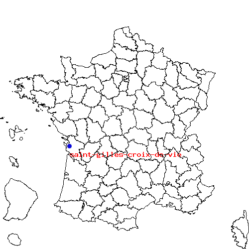 localisation sur le carte de saint-gilles-croix-de-vie 