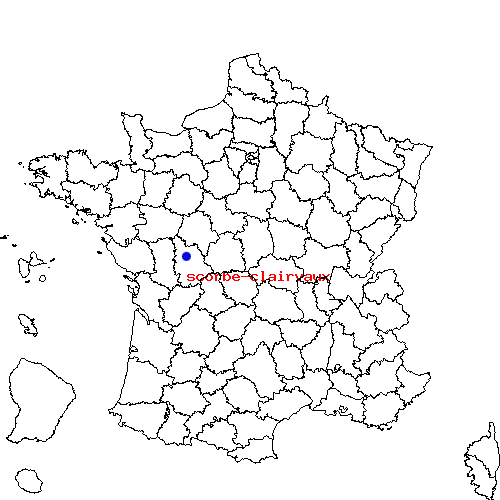 localisation sur le carte de scorbe-clairvaux 