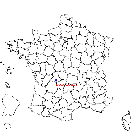 localisation sur le carte de boisseuil 