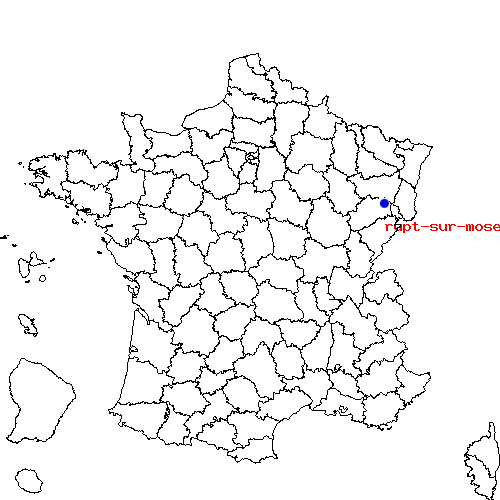 localisation sur le carte de rupt-sur-moselle 